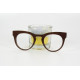 Temples Transparent Spangled Fantasy Brown - 0166FABTR